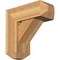 Ekena Millwork Traditional Craftsman Rough Sawn Bracket w/ Offset Brace, Western Red Cedar, 8"W x 20"D x 20"H BKT0806X20X20TRA04RWR - alternate 1